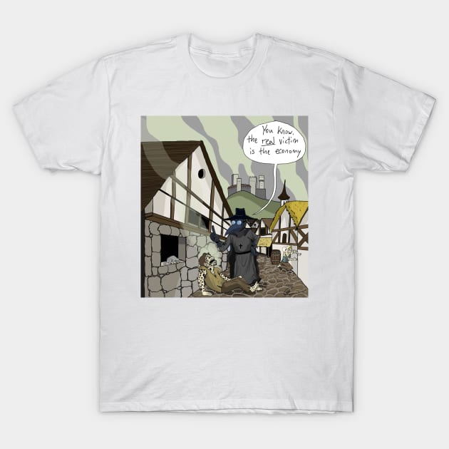 Black Death T-Shirt by Felipe.Makes.Cartoons